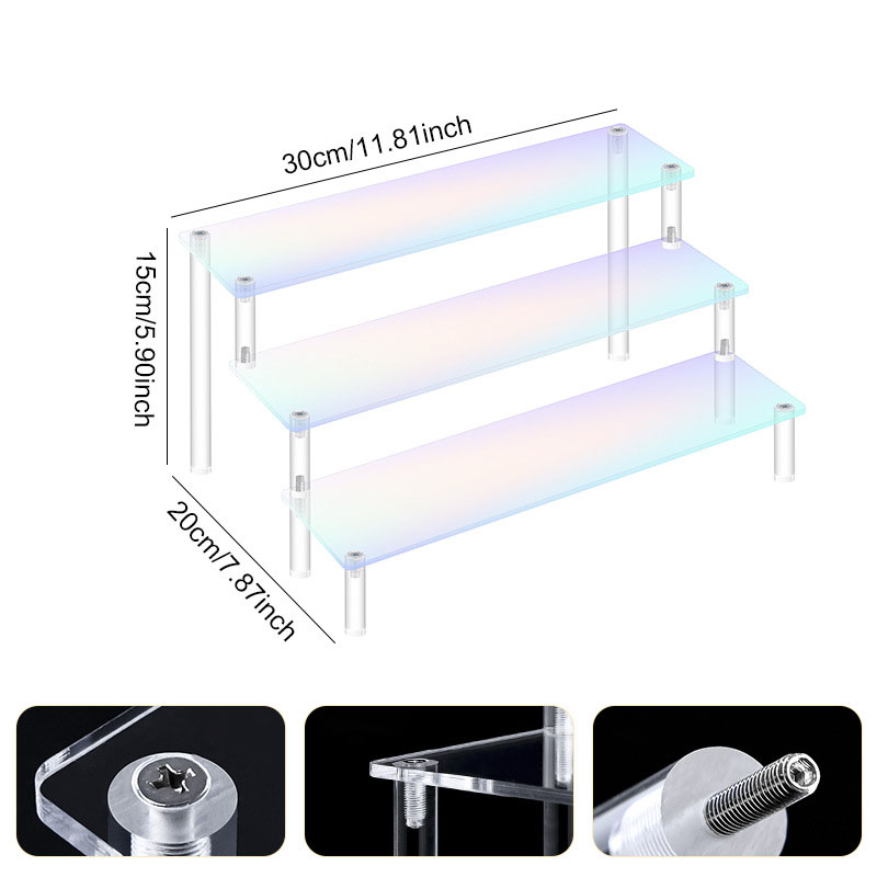 3 Tiers Acrylic Organizer Display Stand